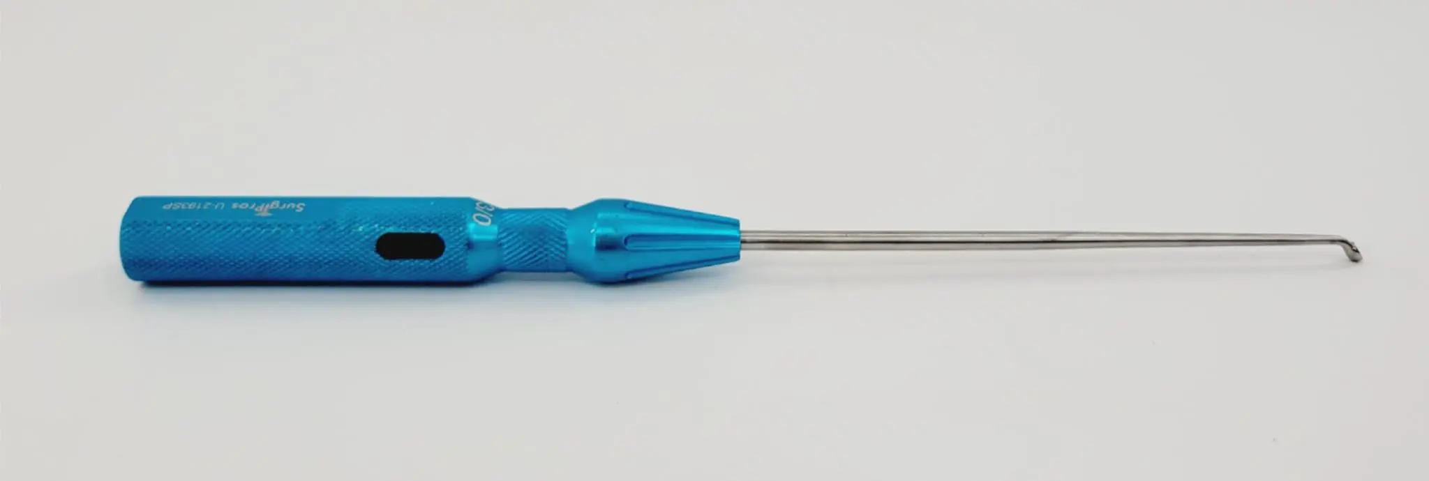 Surgpro U-2193SP Chroma-Line Micro Spinal Curette Angled Size 3/0 9-1/8" - Image 3