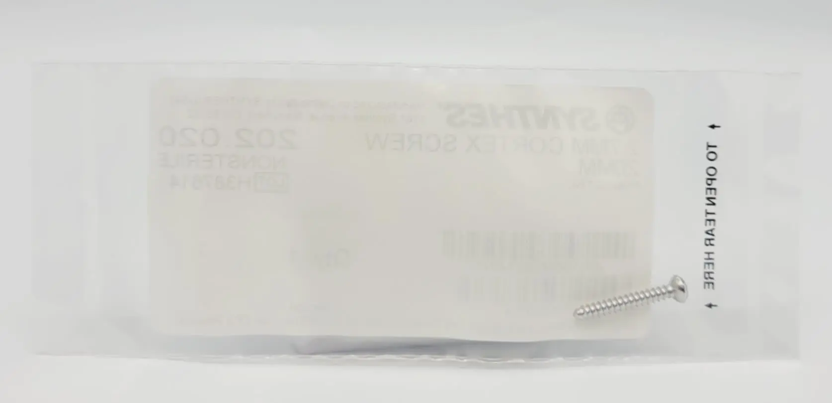 Synthes 202.020 2.7mm Cortex Screw 20mm - Image 3