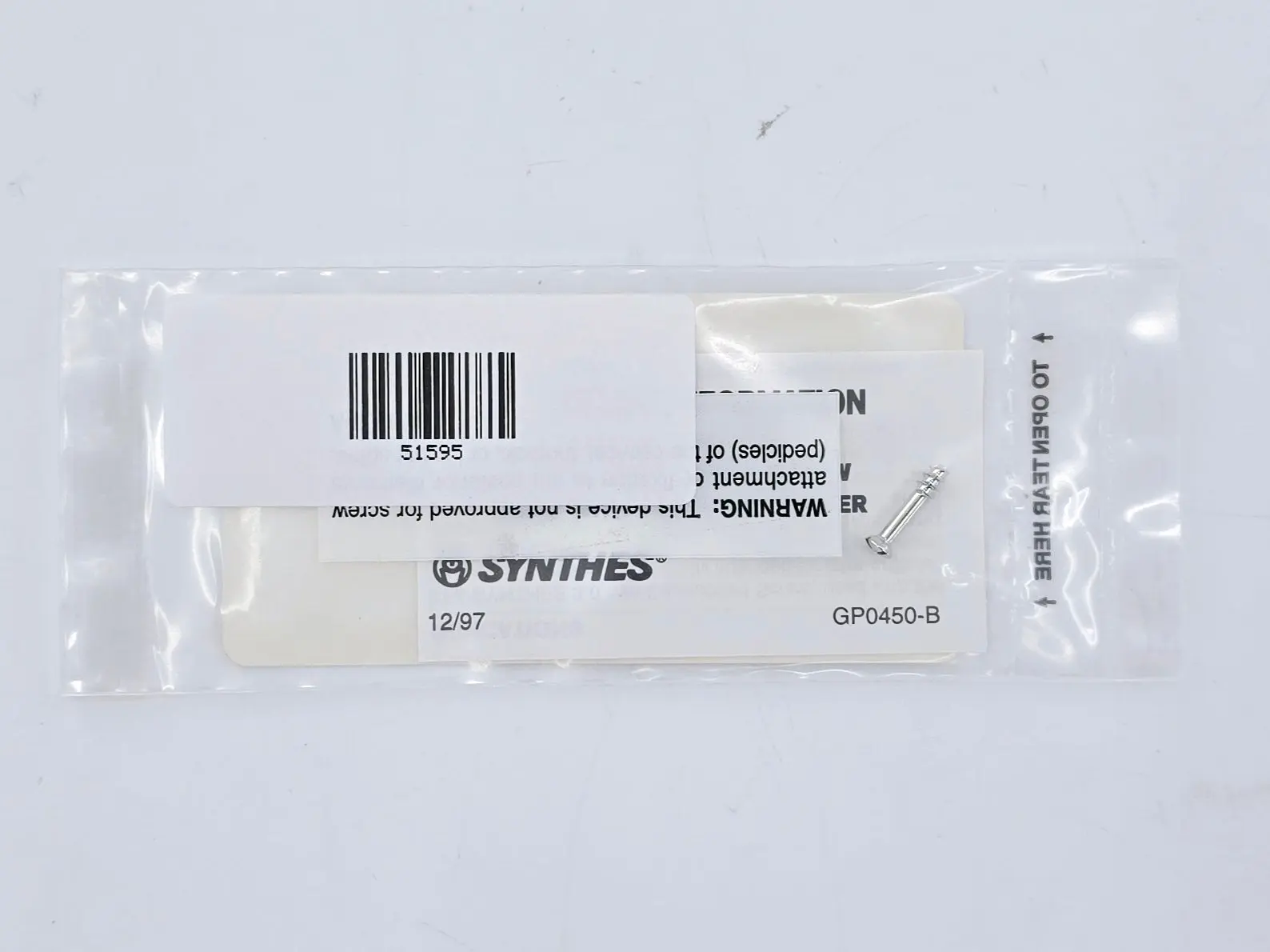 Synthes 202.613 3.0mm Cannulated Screw Short Thread/13mm - Image 3