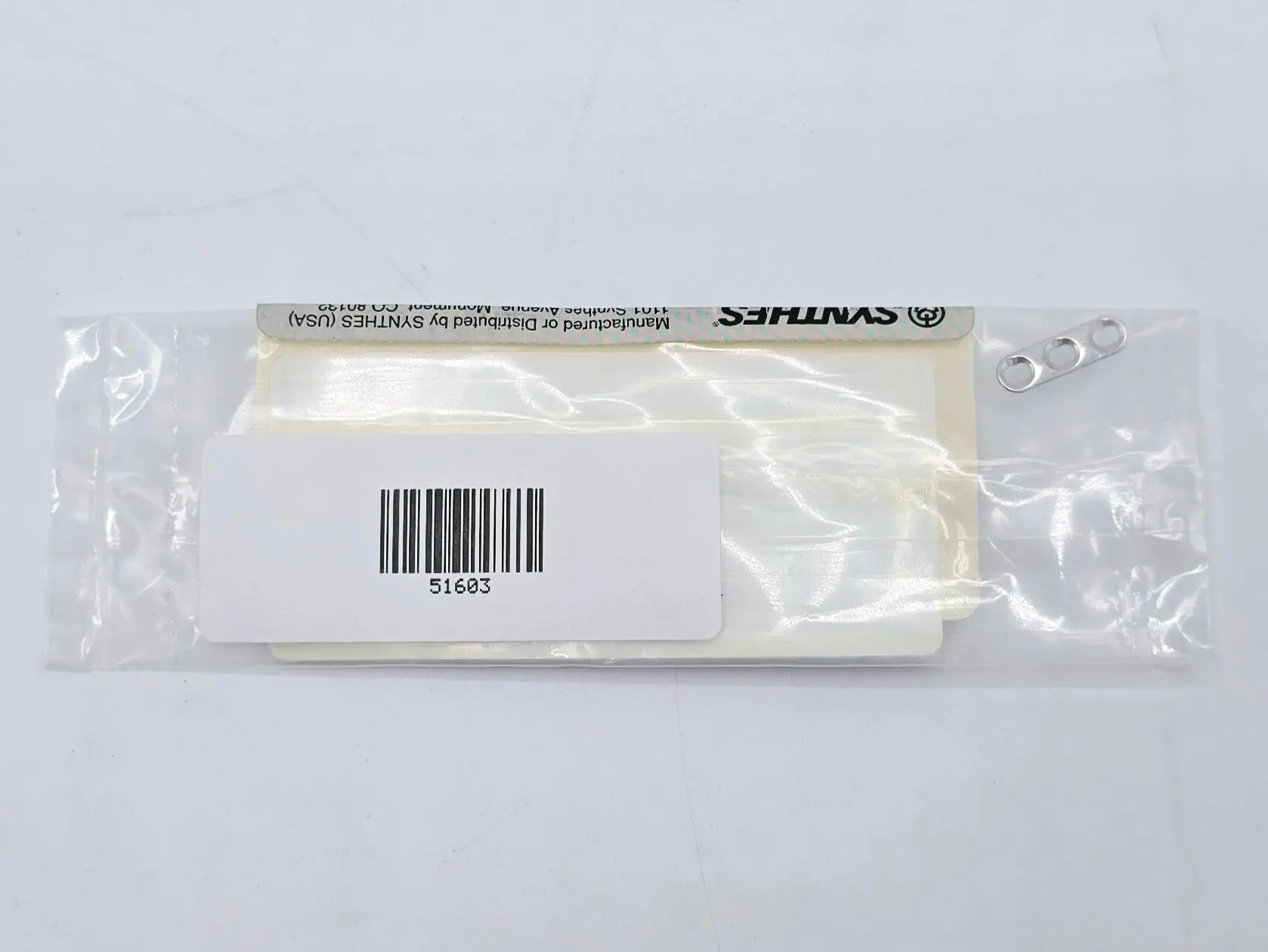 Synthes 243.13 2.0mm Straight Plate 3 Holes/17mm - Image 3