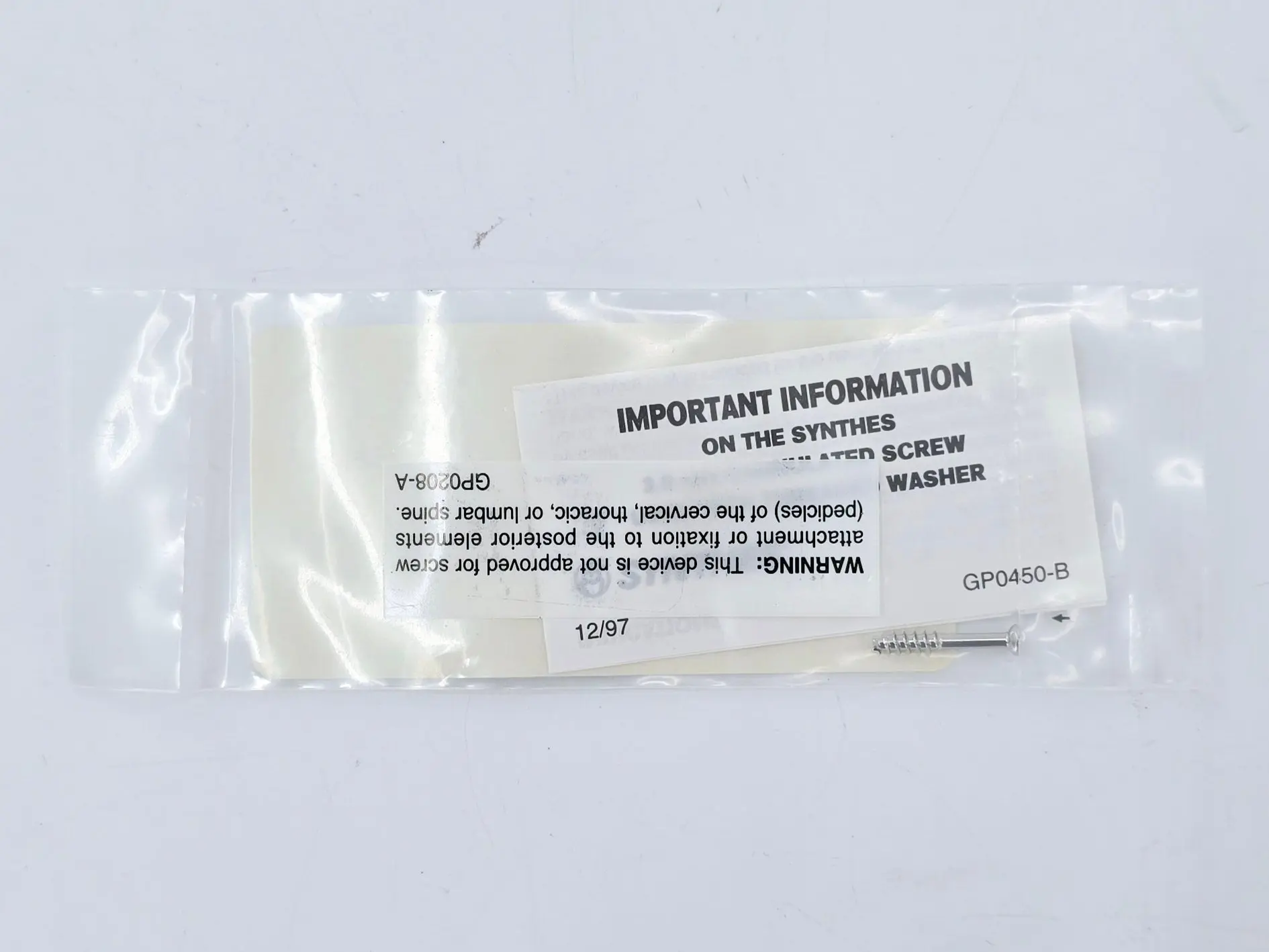 Synthes 202.718 3.0mm Cannulated Screw Long Thread/18mm - Image 3