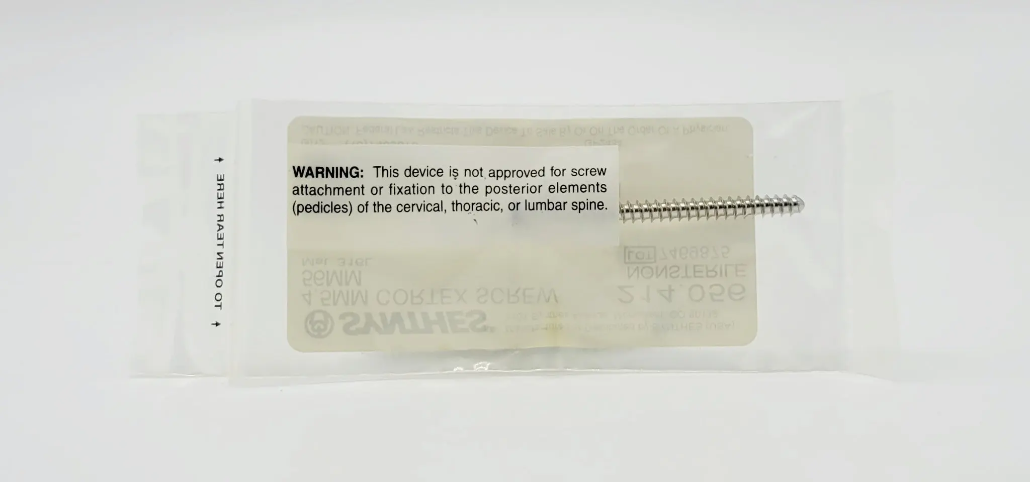 Synthes 214.056 4.5mm Cortex Screw 56mm - Image 3
