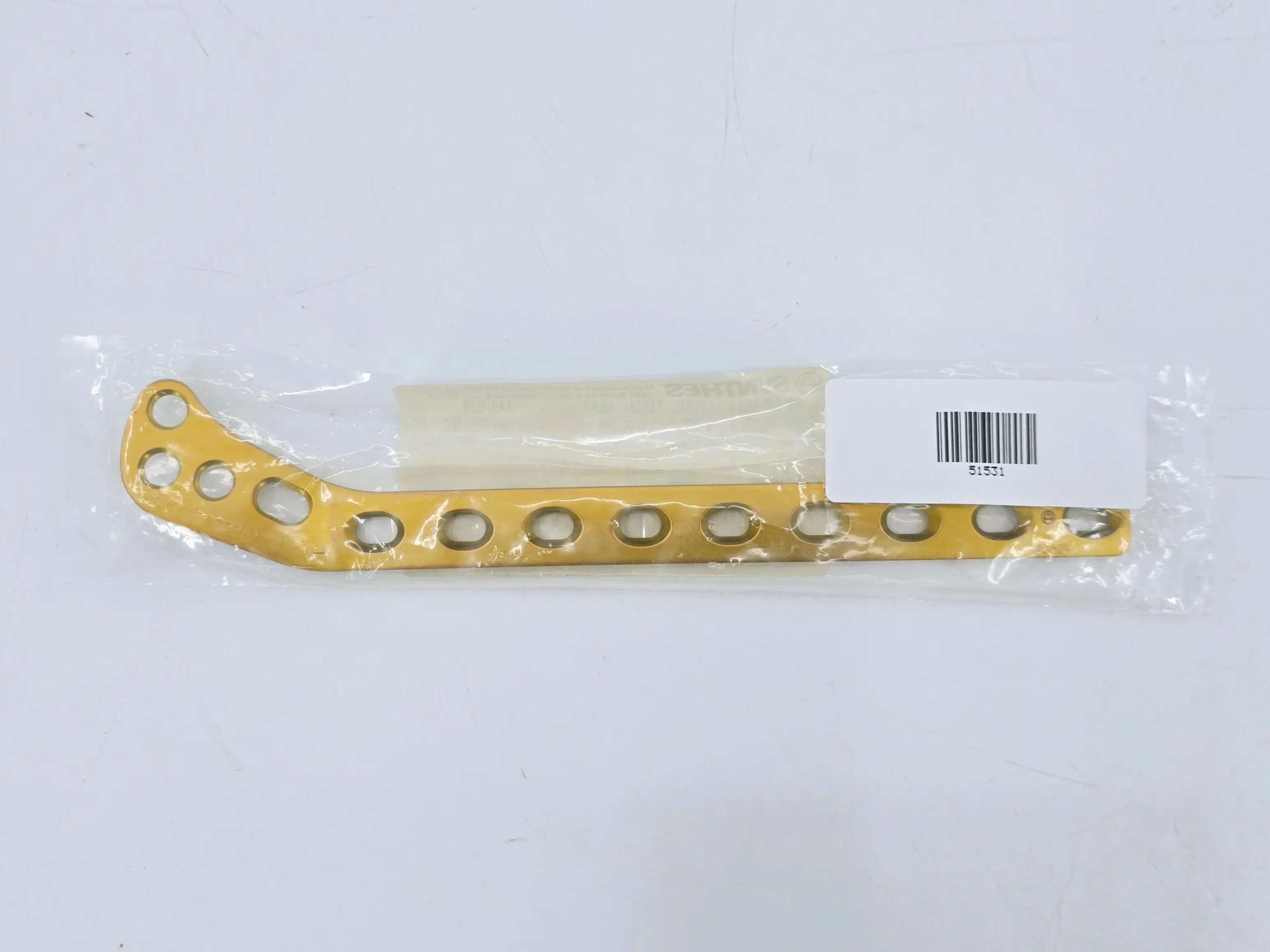 Synthes 440.529 Ti LC-DCP Lateral Tibial Head Buttress Plate 9 Holes 202mm - Image 3