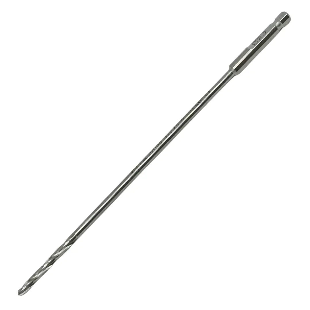 Synthes 315.28 Quick Connect Three Fluted Drill Bit 2.7mm Orthopedic 5-1/8"