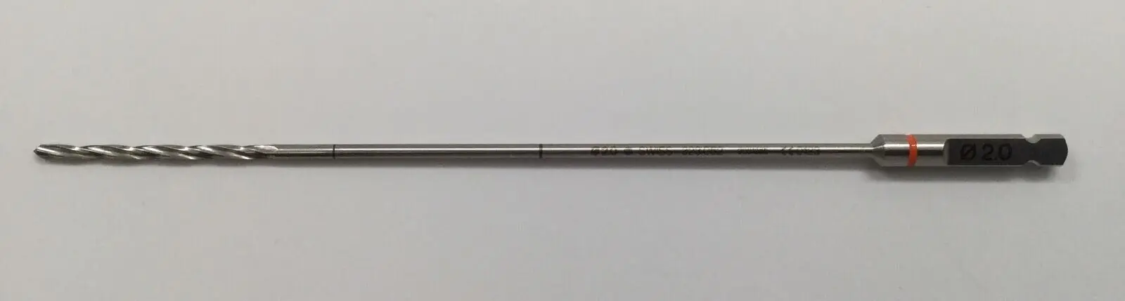Synthes 323.062 Orthopedic 2mm Drill Bit with Depth Mark 5-1/2" - Image 2