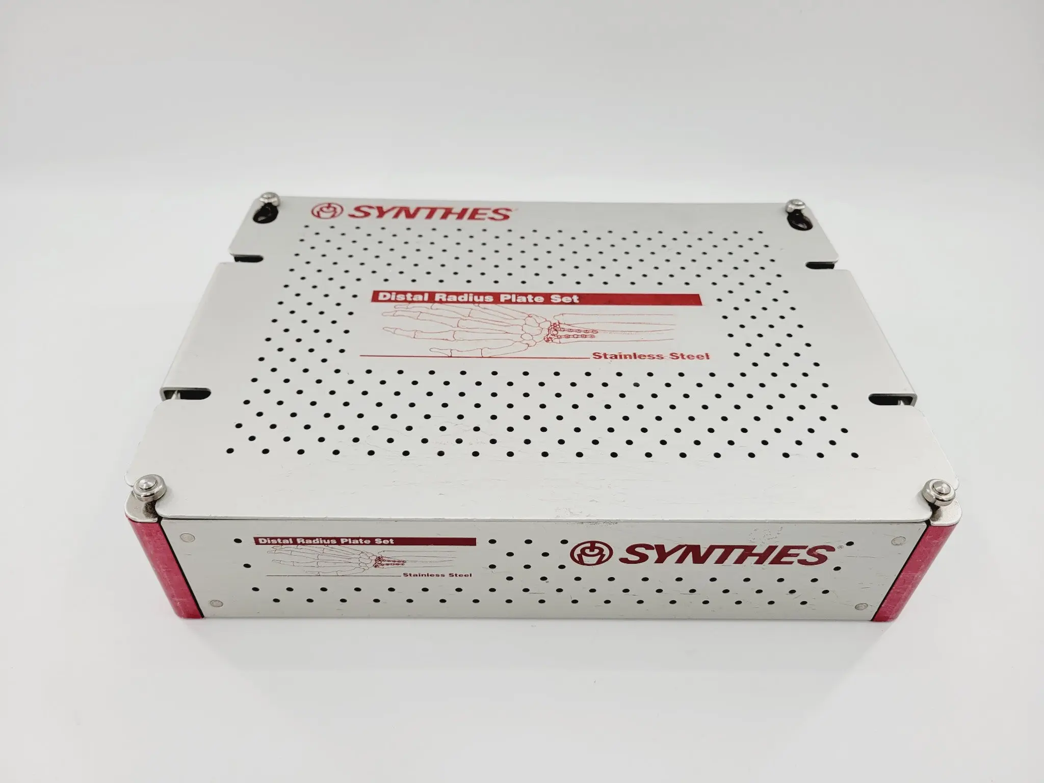 Synthes Distal Radius Plate Set w/ Screws, Plates, Guides & Instruments + Case - Image 2