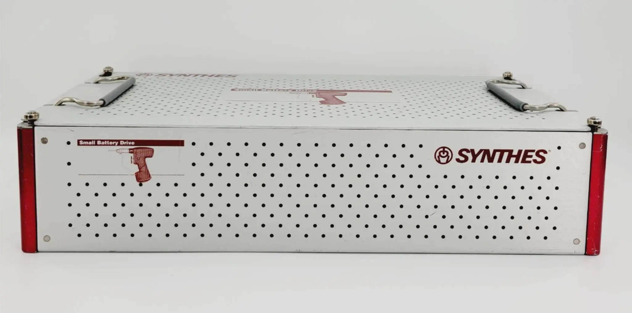 Synthes Small Battery Driver Sterilization Case 20-3/8" x 10" x 5" - Image 2