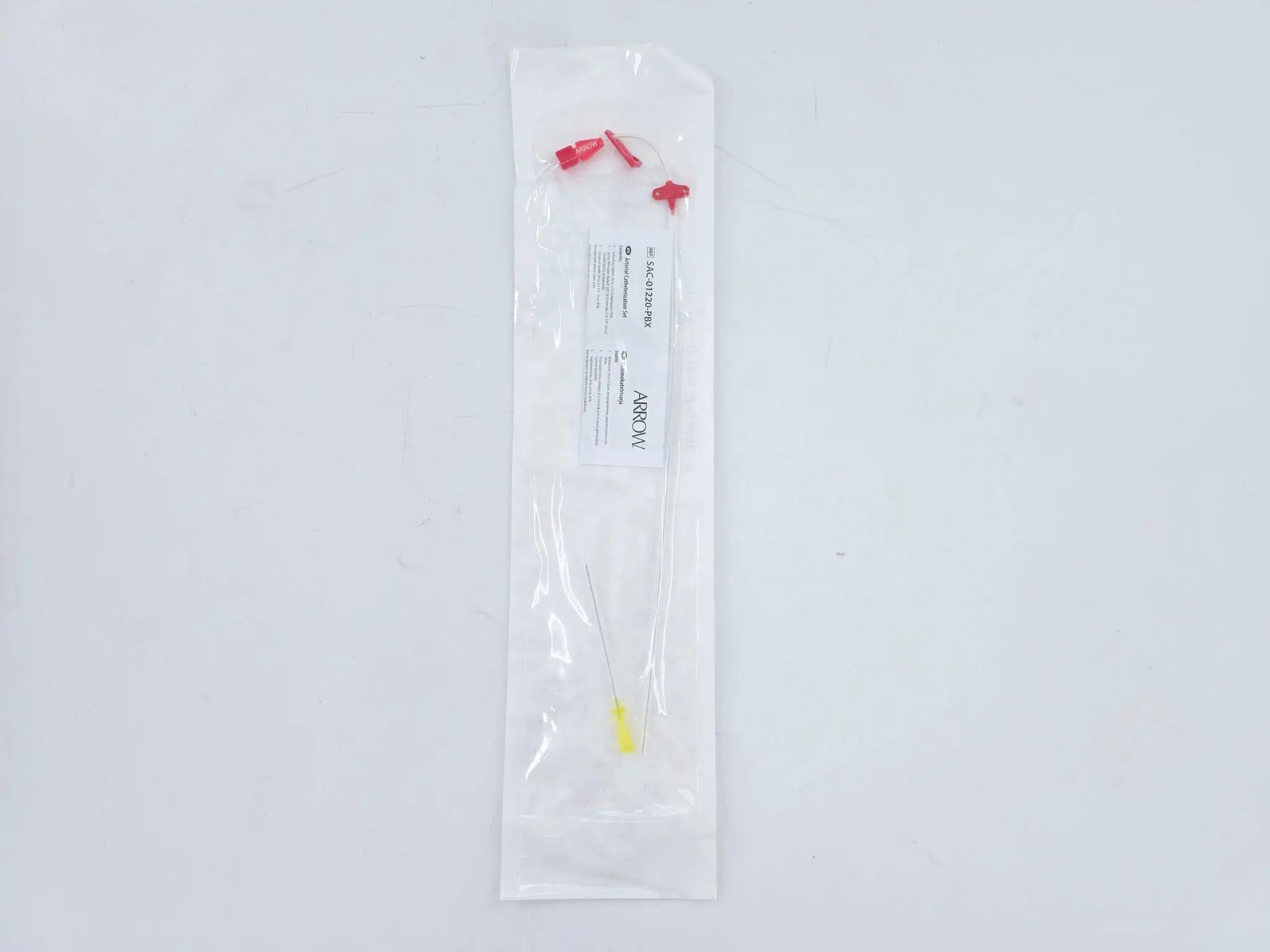 Arrow SAC-01220-PBX Arterial Catheterization Set 20Ga. 12cm Length - Image 2
