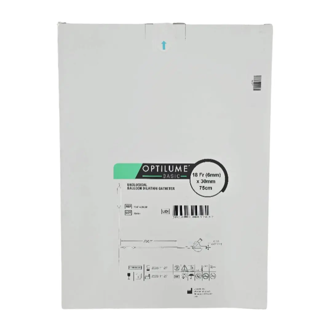 Urotronic 1147-06030 Optilume Basic Urological Balloon Dilation Catheter 18Fr 6mm x 30mm x 75cm – New