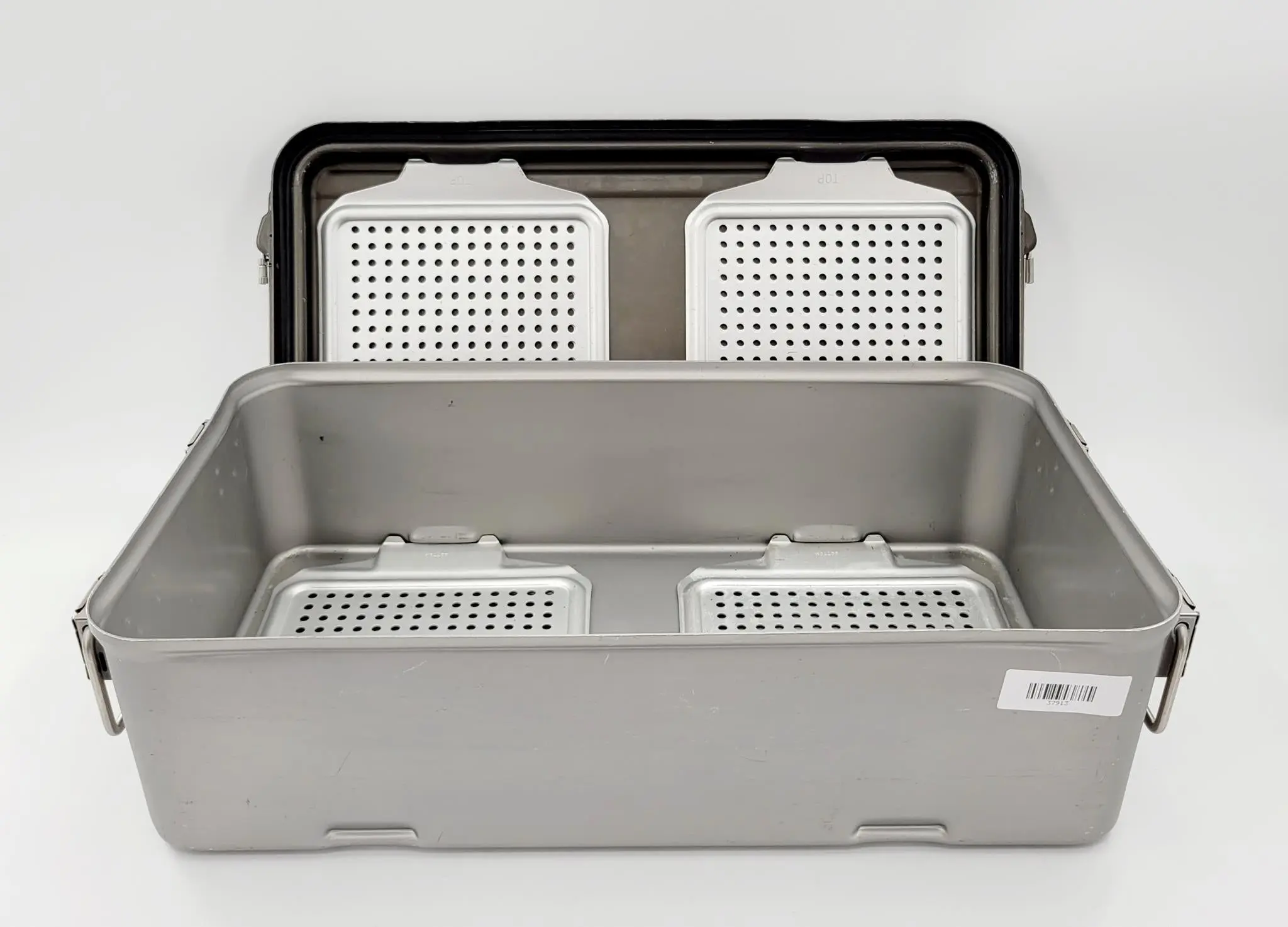 V. Mueller Aluminum Sterilization Container 23" x 12-1/5" x 7" - Image 3