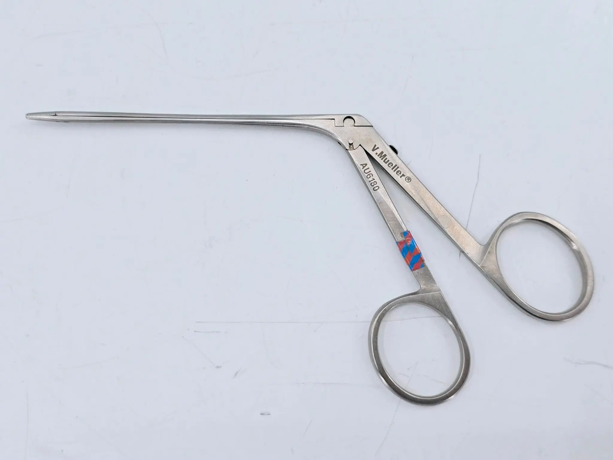 V. Mueller AU6180 Noyes Alligator Type Forceps Fine Delicate Serrated ENT 5-1/8" - Image 2