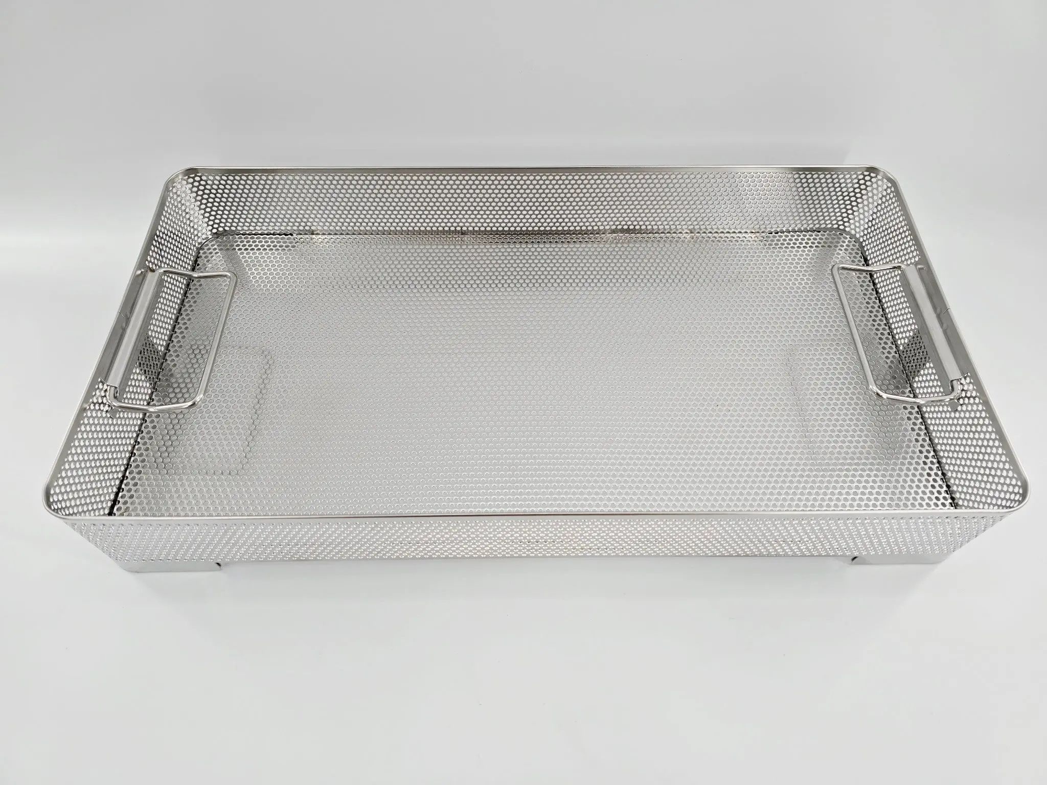 V. Mueller BP3-3A Perforated Sterilization Basket 21" x 11" x 3" - Image 3