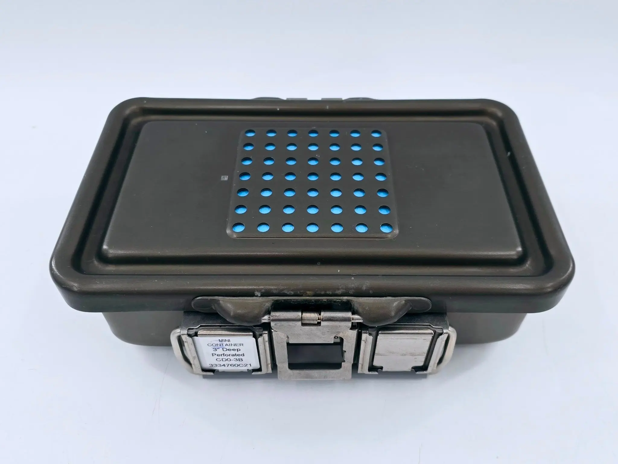 V. Mueller CD0-3B Genesis Mini Sterilization Container w/ Lid & Tray 3" - Image 3