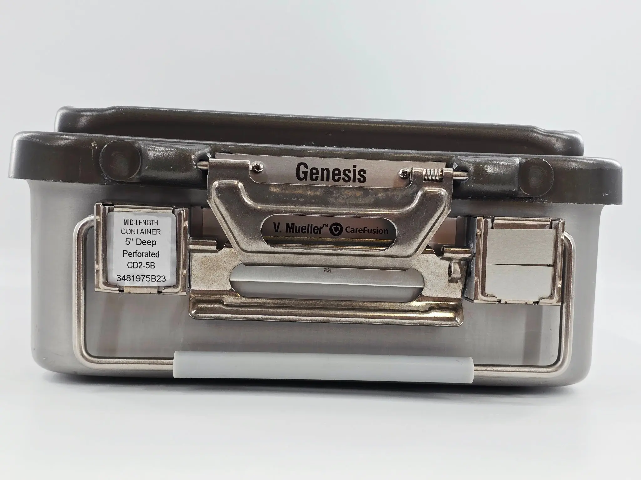 V. Mueller Genesis CD2-5B Mid Length Sterilization Container 19 X 12 X 5 - Image 3
