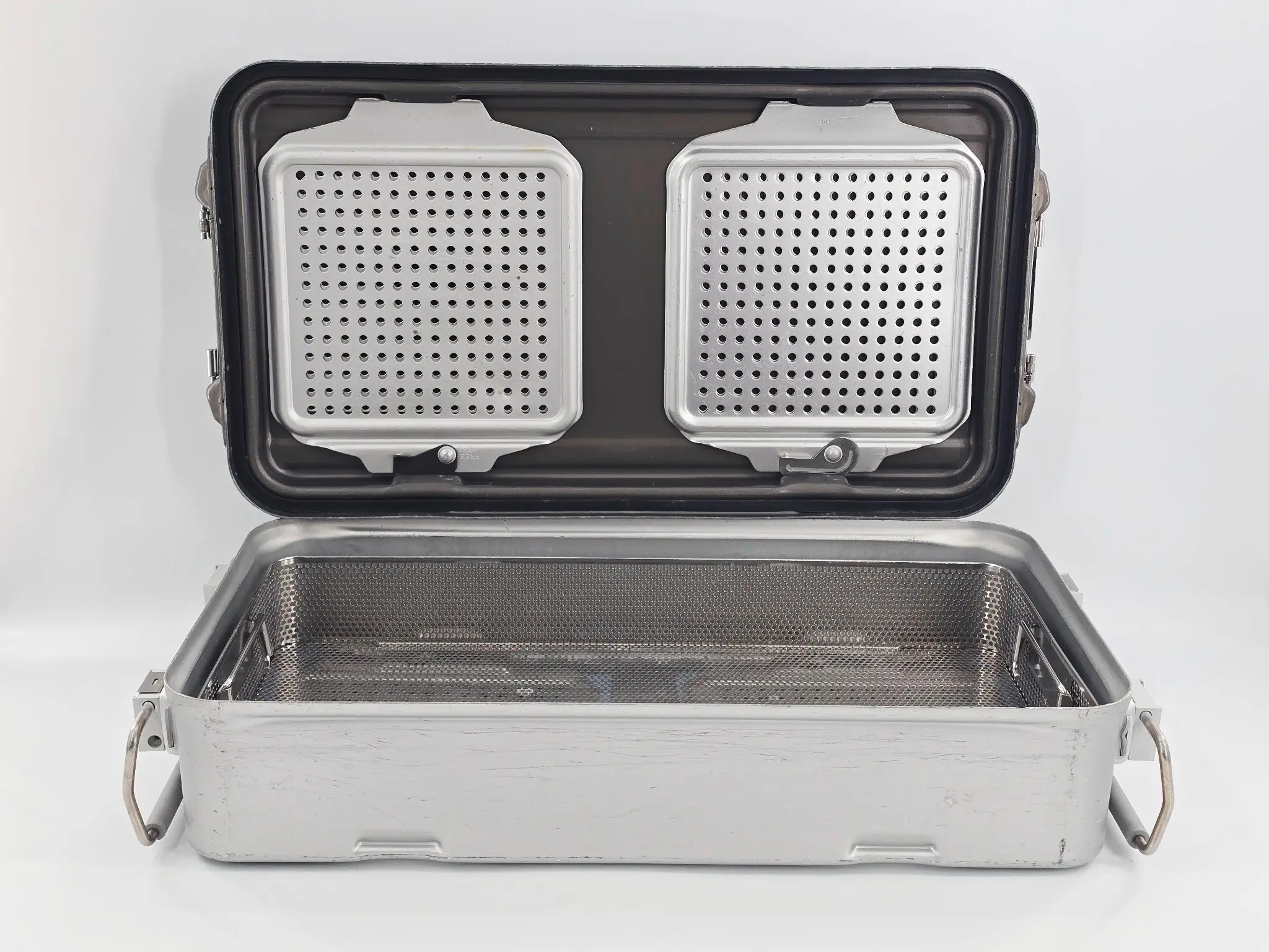 V. Mueller Genesis Full Length Sterilization Container 23 X 12 X 5" With Tray - Image 3