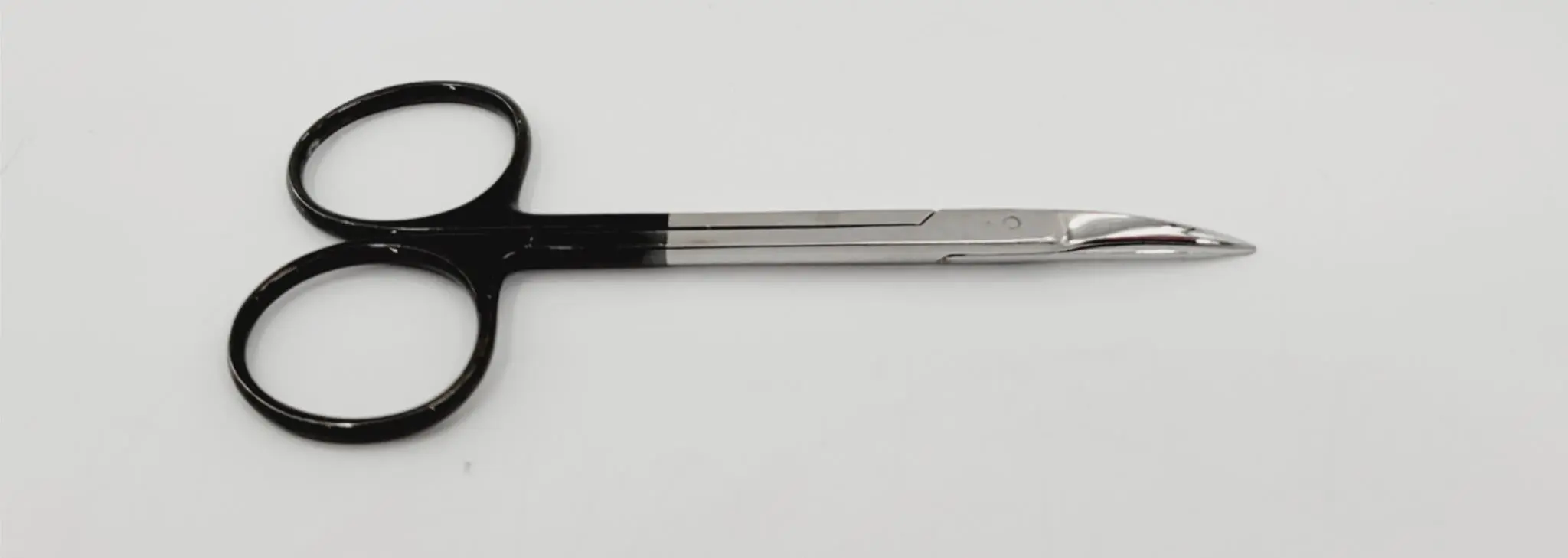 V. Mueller OP5540-S Supercut Iris Scissors Curved Black 4-1/2" - Image 3