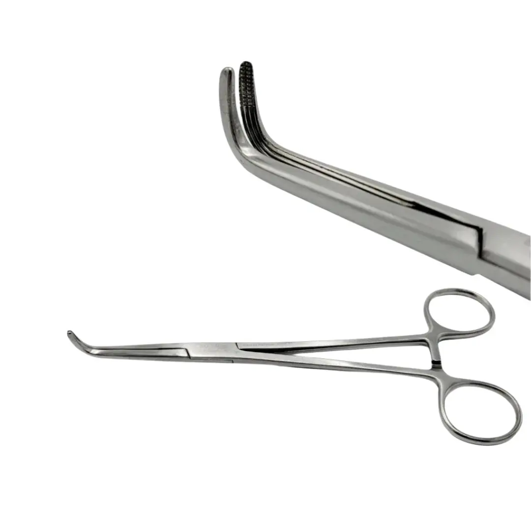 V. Mueller SU10525 Lahey Gall Duct Forceps Right Angled Cross-Serrated Tips