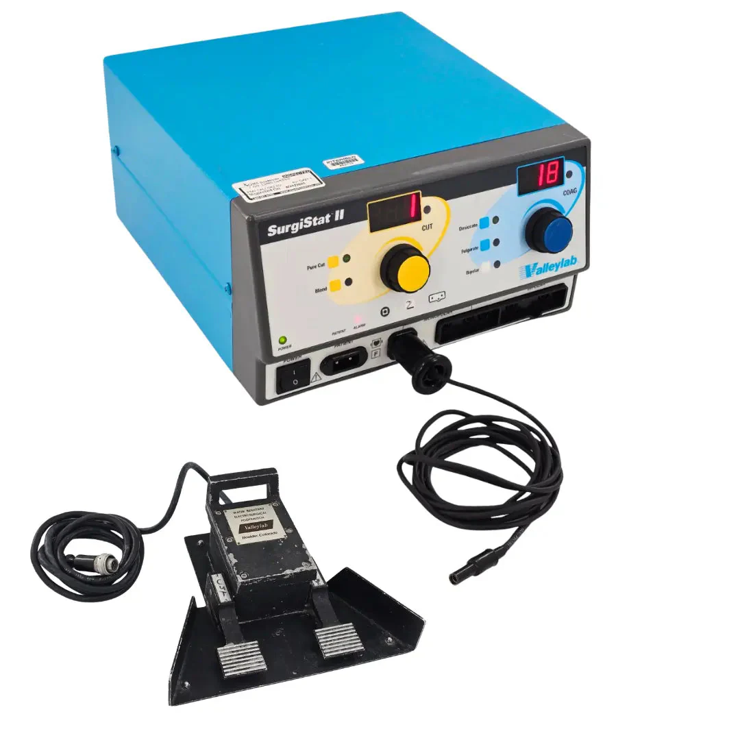 Valleylab SurgiStat II Surgical Control Unit w/ Footswitch & Cable Set
