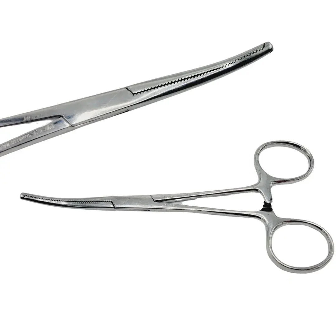 Weck 475301 Kocher Forceps Curved 7-1/4" Stainless Steel Surgical Instrument – Used