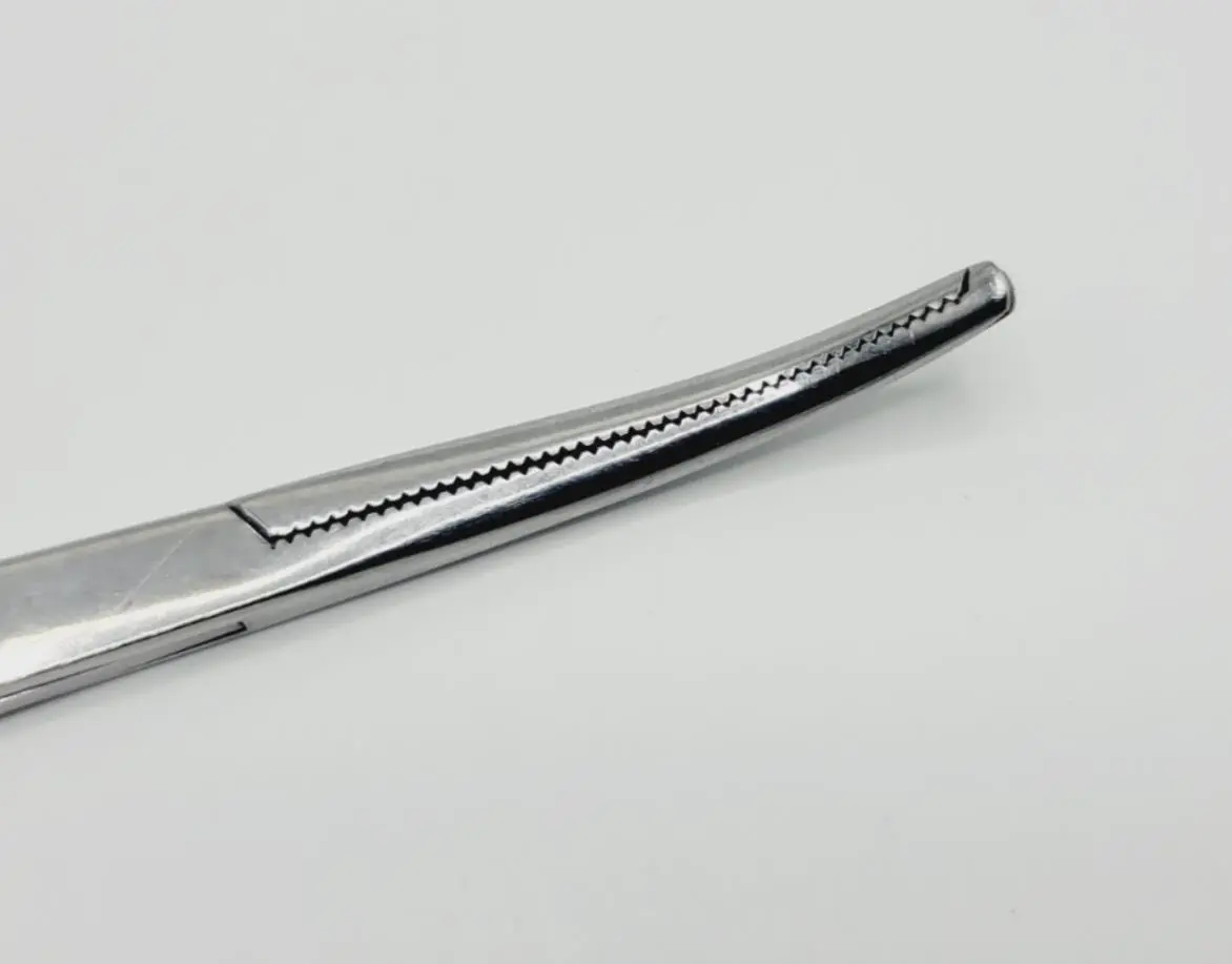 Weck 475301 Kocher Forceps Curved 7-1/4" Stainless Steel Surgical Instrument – Used - Image 4