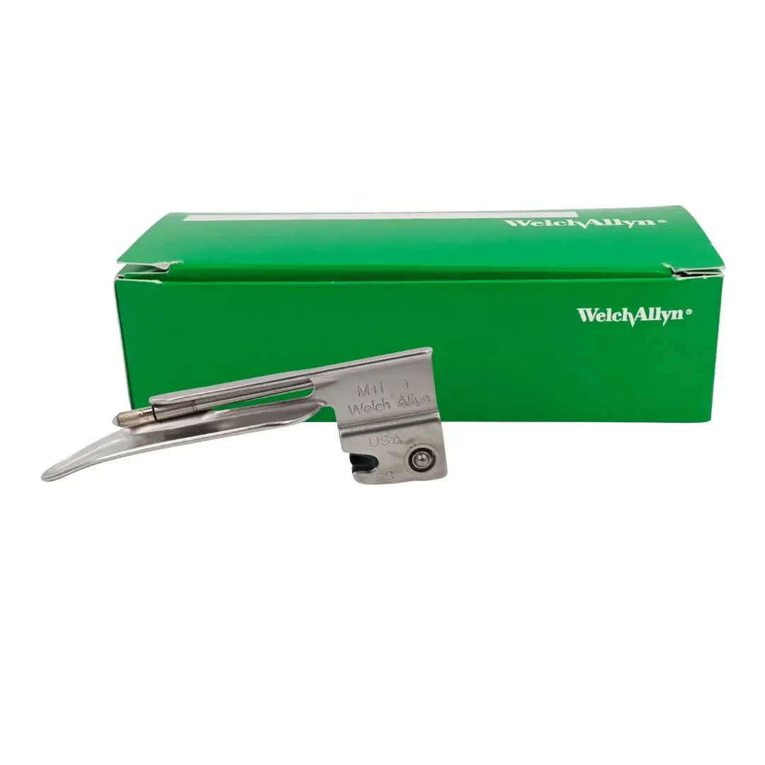 Welch Allyn 68041 Miller Standard Laryngoscope Blade Size 1