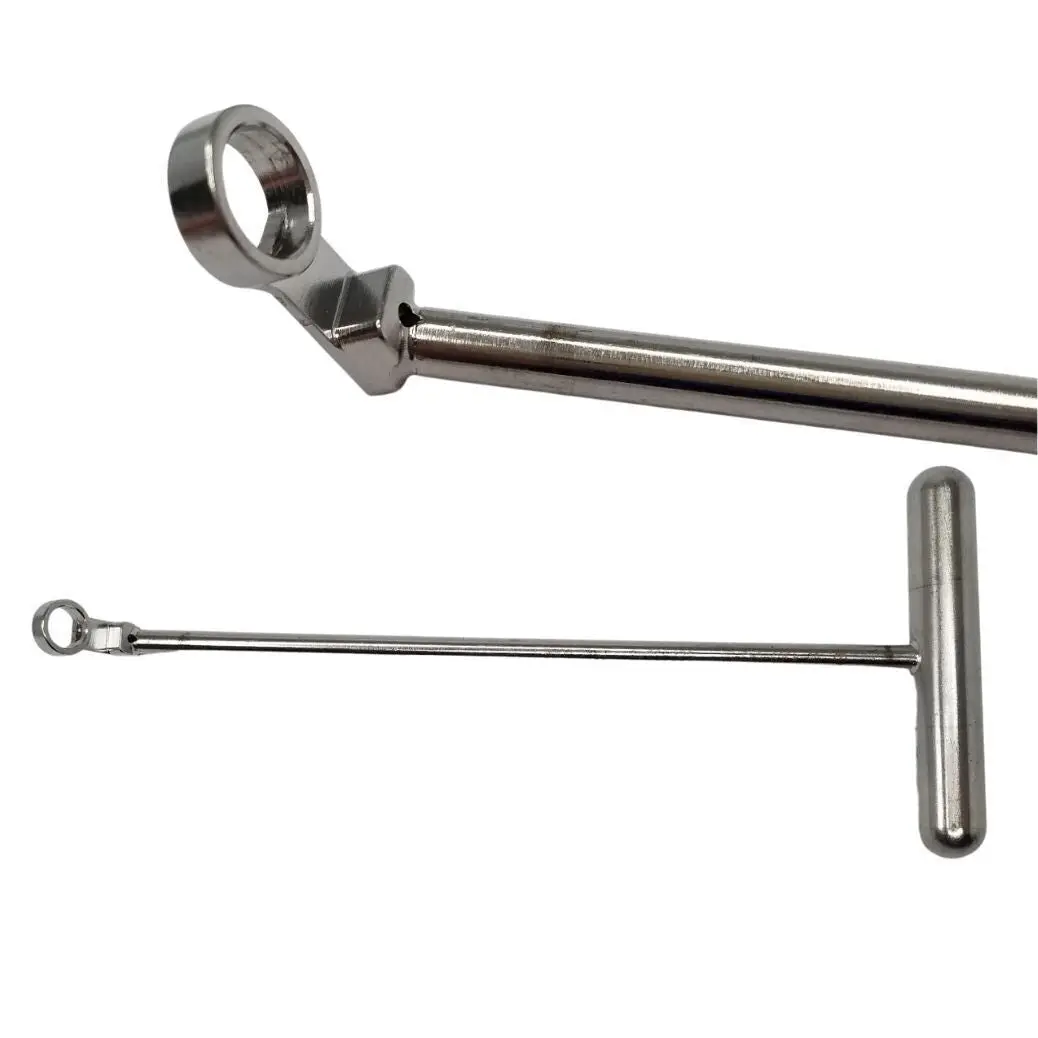 Zimmer 00-4309-043-00 Trabecular Metal Reverse Base Plate Drill Guide Size 1 Orthopedic 7"