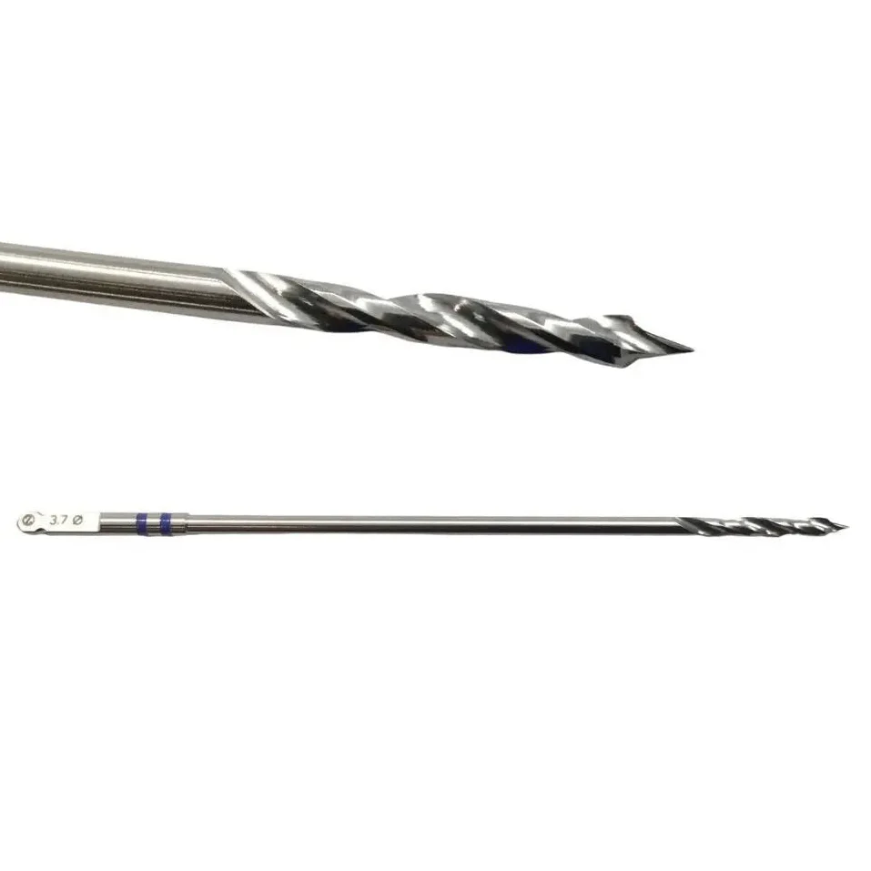 Zimmer 2255-33-37 3.7mm Pilot Tip Distal Drill Bit Orthopedic 6"